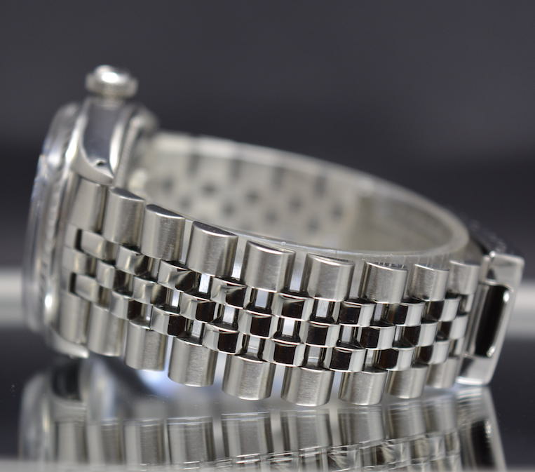 Rolex Datejust 1603 Stainless Steel/18K White Gold “Wide Boy” Dial