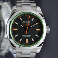 Rolex Milgauss 116400GV Green Crystal - Full Set