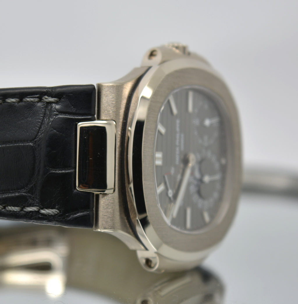 PATEK PHILIPPE 5712G-001 Nautilus Moon Phases 18K White Gold 2014 BOX & PAPERS