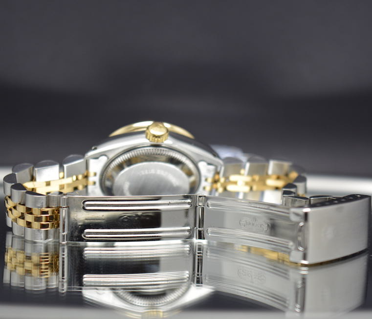 Rolex DateJust 69173 18k Gold/Steel Diamonds Dial & Bezel