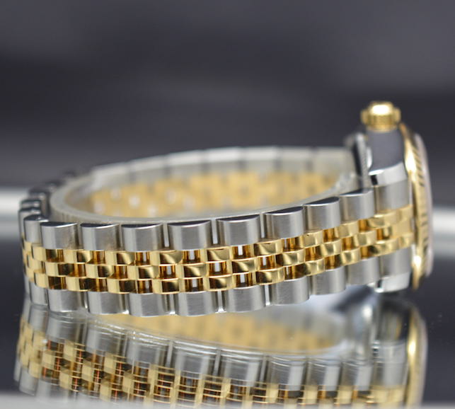 Rolex DateJust 179173 18k Gold/Steel Factory Diamonds Dial