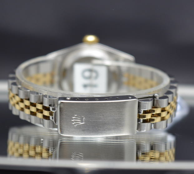 Rolex DateJust 69173 18k Gold/Steel Diamonds Mother Of Pearl Dial