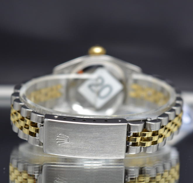 Rolex DateJust 69173 18k Gold/Steel Diamonds Dial