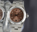 Rolex 67180 Oyster Perpetual Rose pink Arabic Dial- Full Set