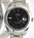 Unworn Rolex 116300 Datejust II 41mm SS Gray Roman Dial box and card 2017