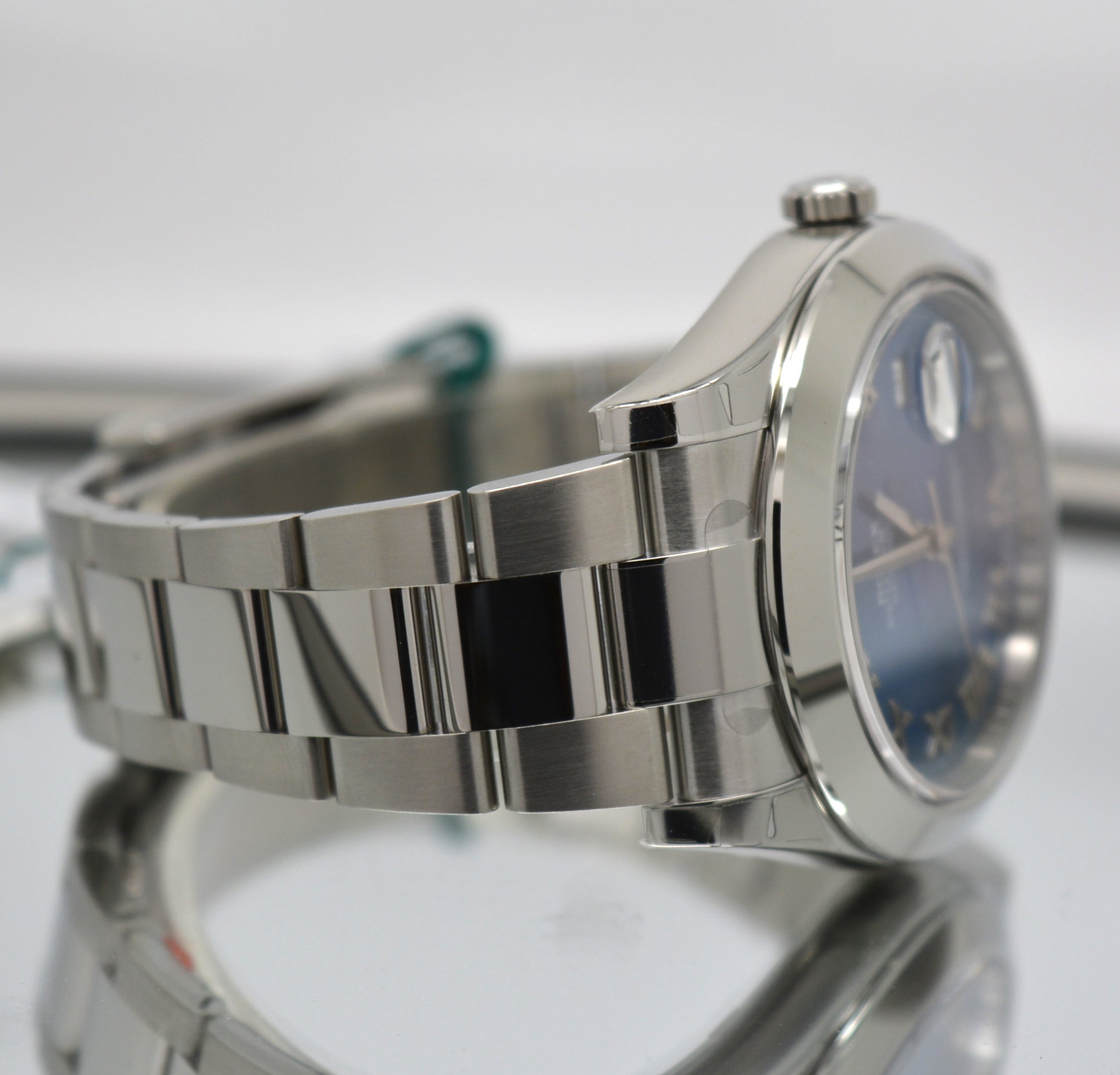 Unworn Rolex 116300 Datejust II 41mm SS Blue Roman Dial box and card 2017