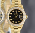 Rolex DateJust 69178 18k Gold President Diamonds Dial & Bezel