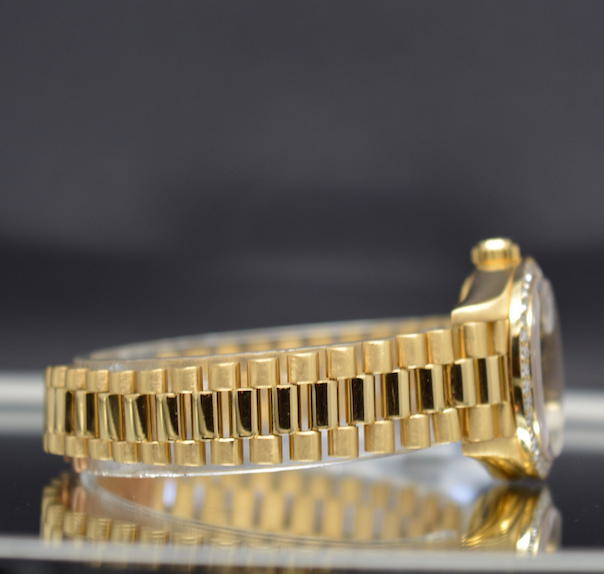 Rolex DateJust 69178 18k Gold President Diamonds Dial & Bezel