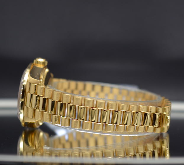 Rolex DateJust 69178 18k Gold President Diamonds Dial & Bezel