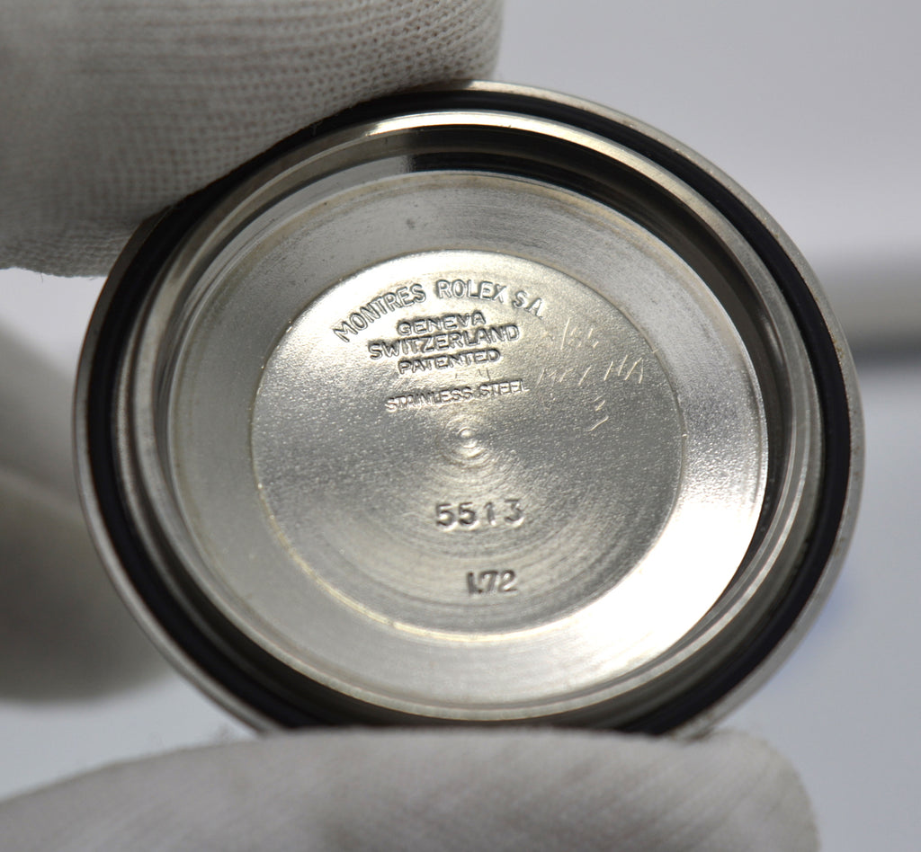 Vintage Rolex 5513 Submariner Untouched Dial & Hands Fat Font Insert 1972