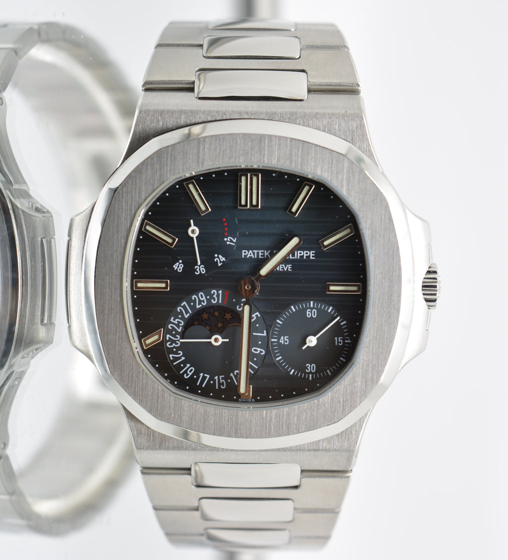 Patek Philippe Nautilus Blue Dial 5712/1A-001 Moonphase
