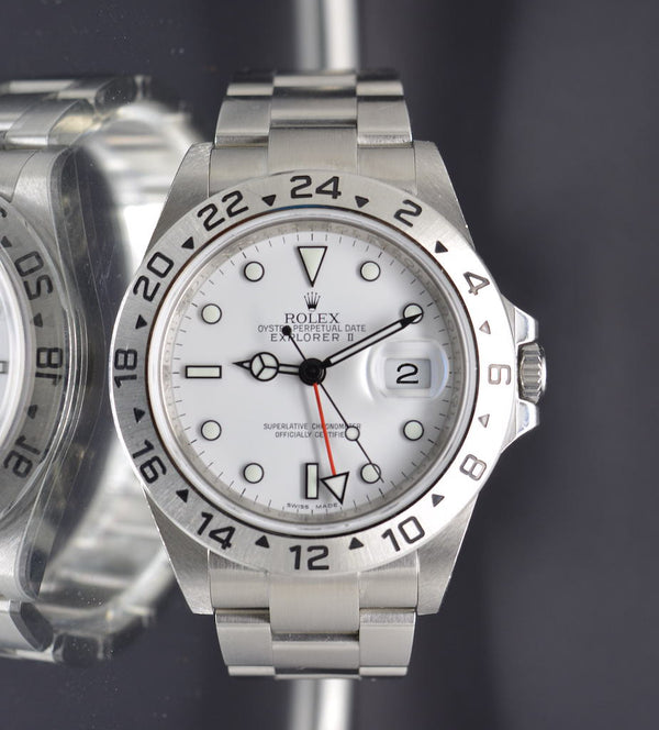 Rolex Explorer II, POLAR UNPOLISHED FULL SET CAL.3186
