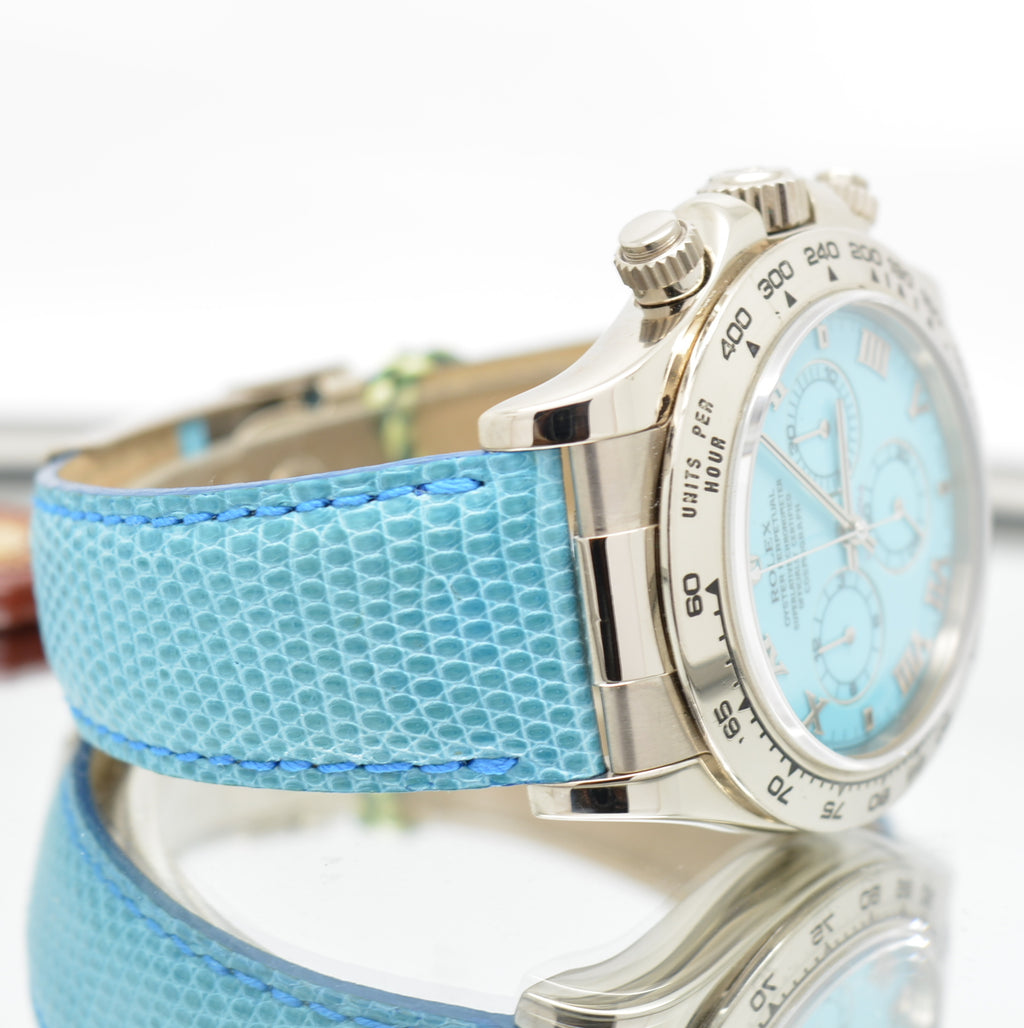 Rolex Daytona 116519 Beach Collection Turquoise Full Set Mint