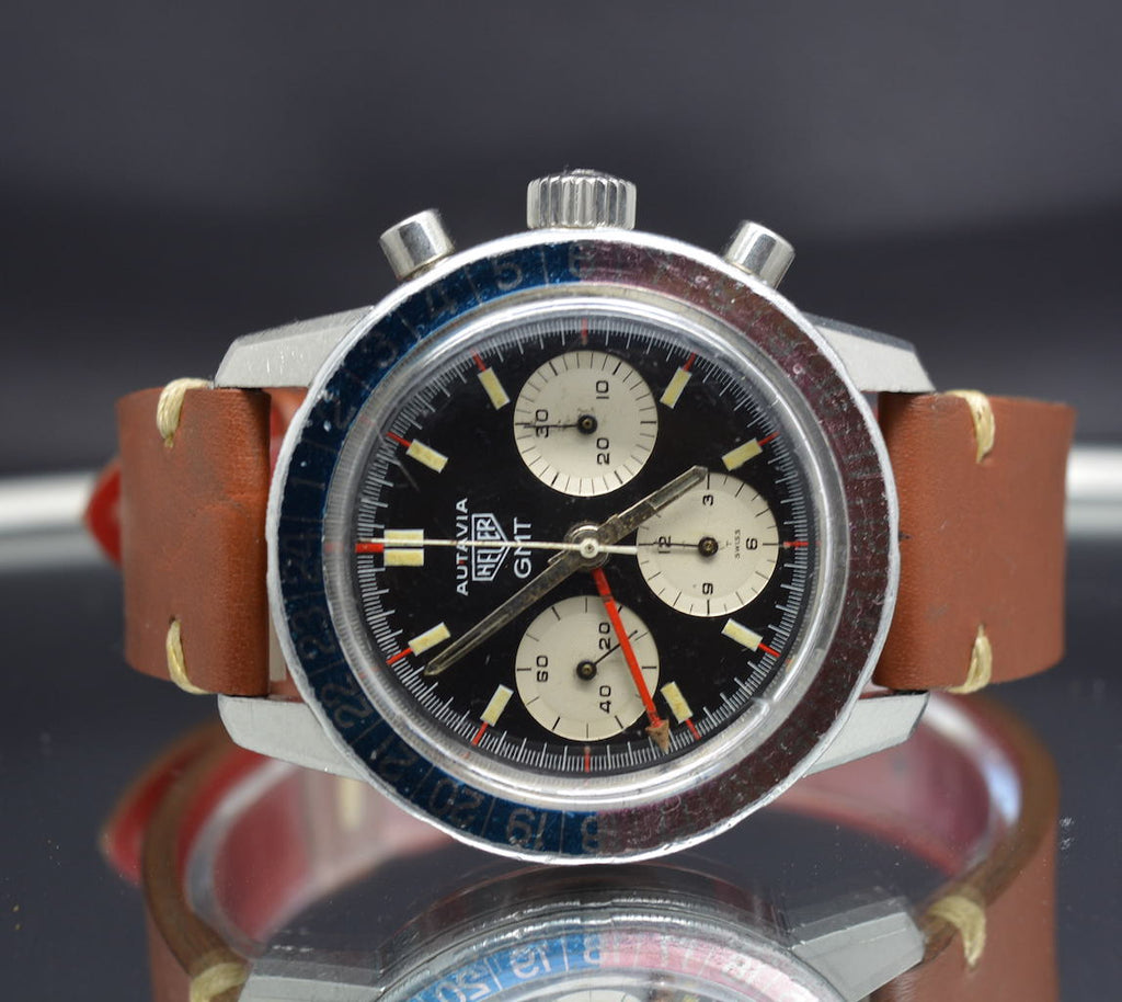 Heuer Autavia 2446C GMT Chronograph UNPOLISHED