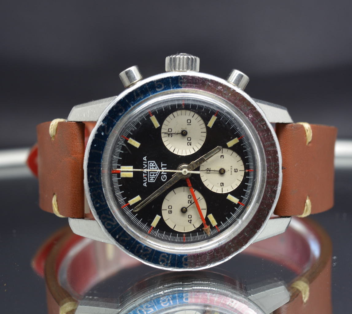 Heuer Autavia 2446C GMT Chronograph UNPOLISHED
