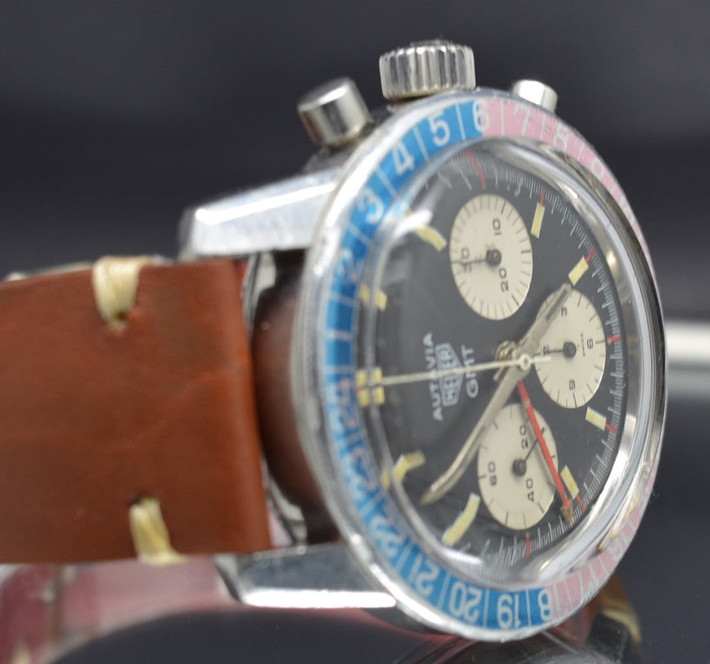 Heuer Autavia 2446C GMT Chronograph UNPOLISHED
