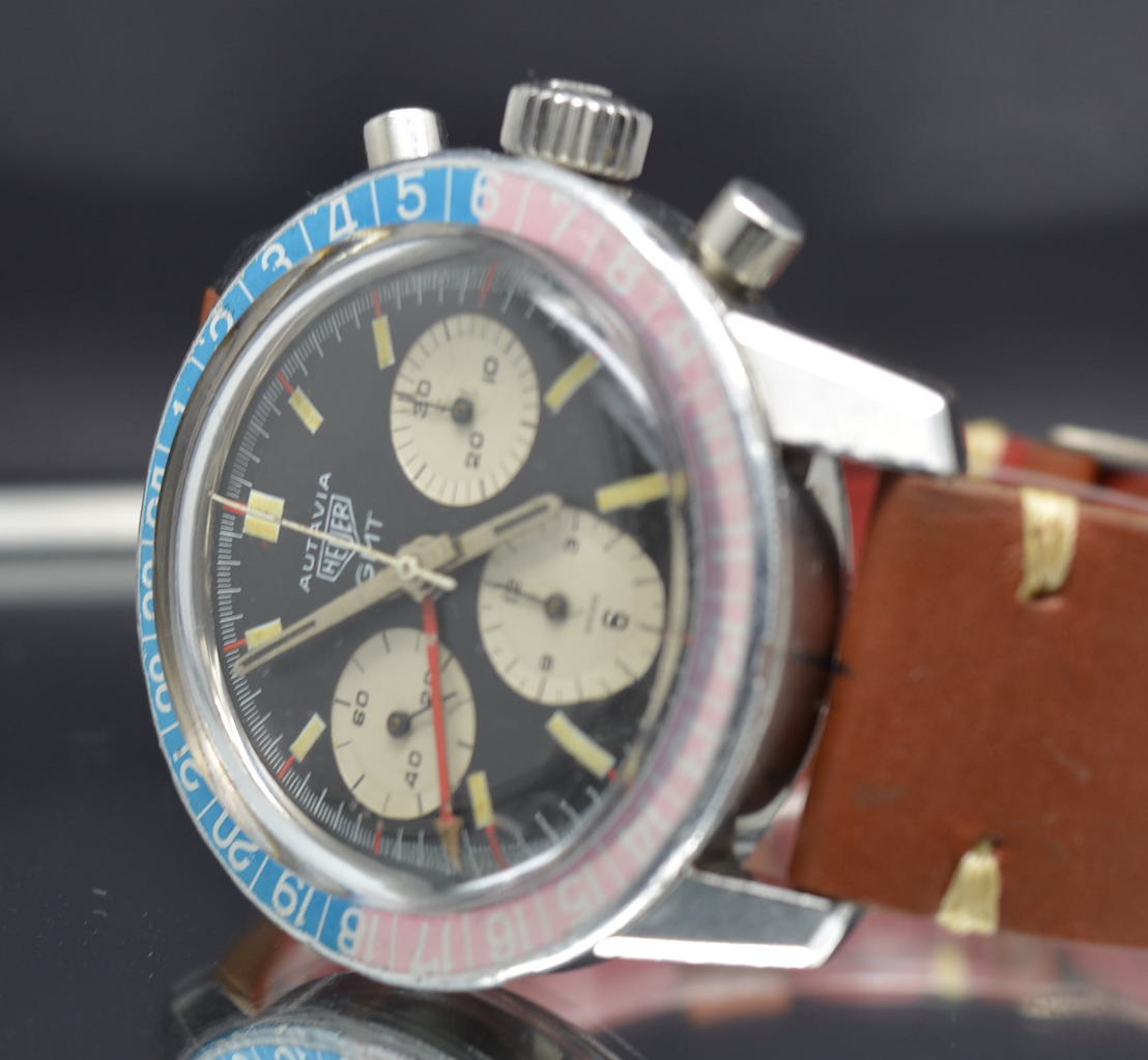 Heuer Autavia 2446C GMT Chronograph UNPOLISHED