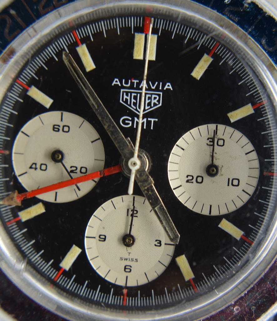 Heuer Autavia 2446C GMT Chronograph UNPOLISHED