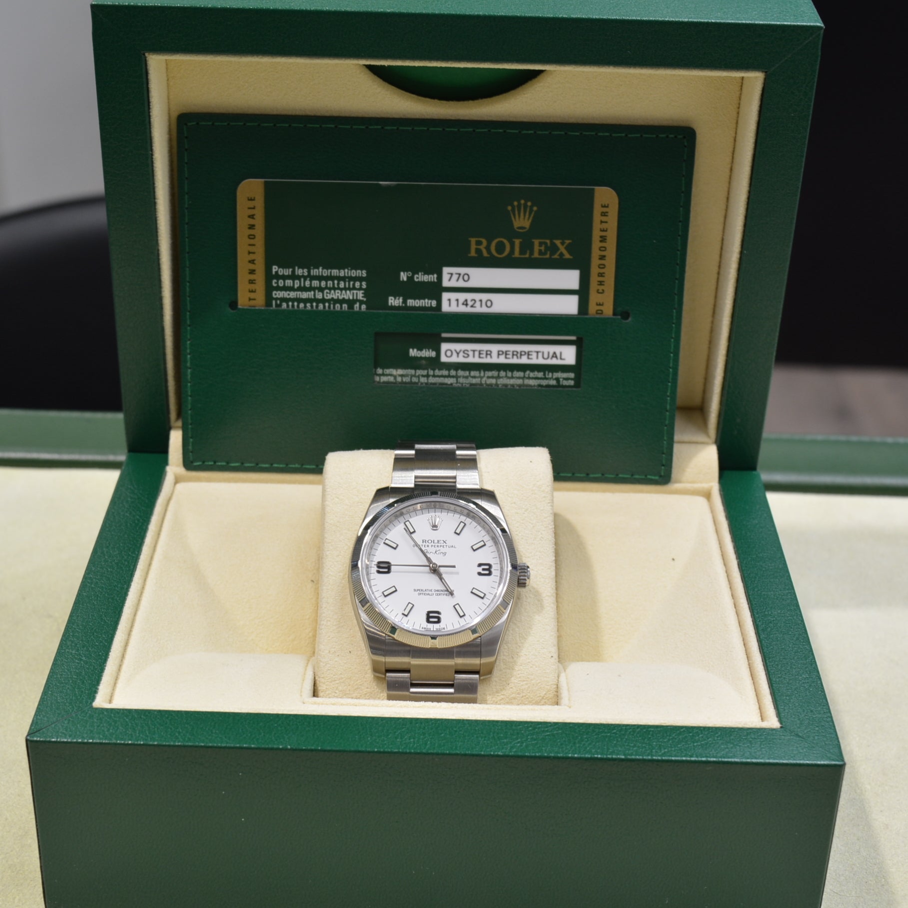Rolex Air Kind New old stock ref.114210