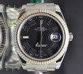 Rolex Date Just II 41mm Gold bezel Roman Dial 116334