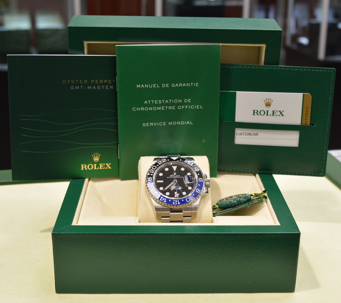 Rolex GMT Master II Batman 2015 Full Set