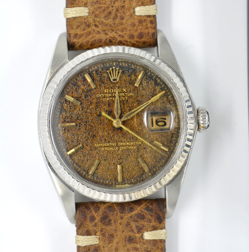 Rolex 1601 Date Just Vintage Amazing Tropical Brown Dial from the 1960’s