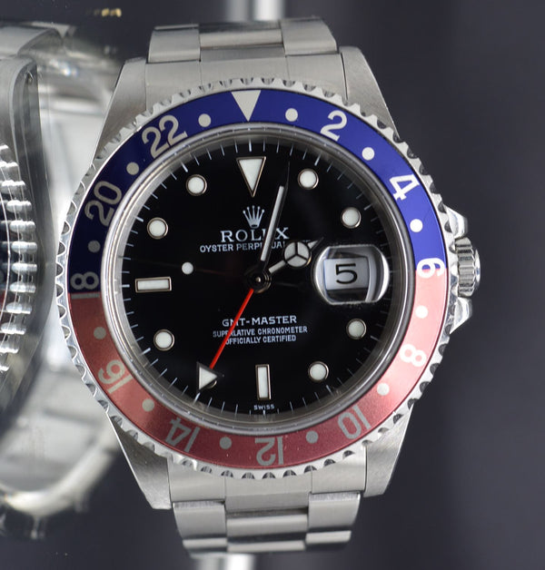 Rolex GMT 16700 pepsi FULL SET UNPOLISHED LAST GENERATION