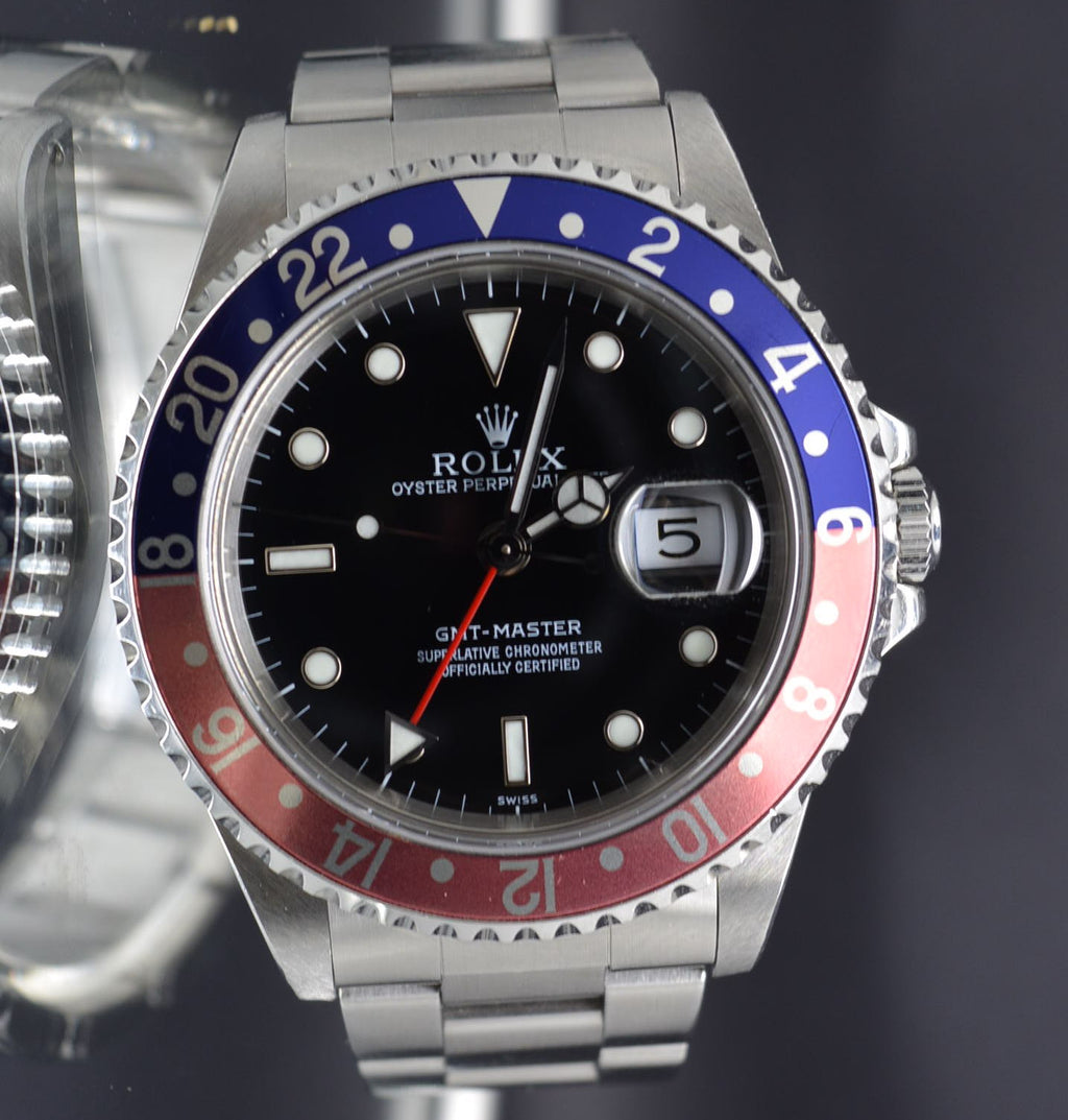 Rolex GMT 16700 pepsi FULL SET UNPOLISHED LAST GENERATION