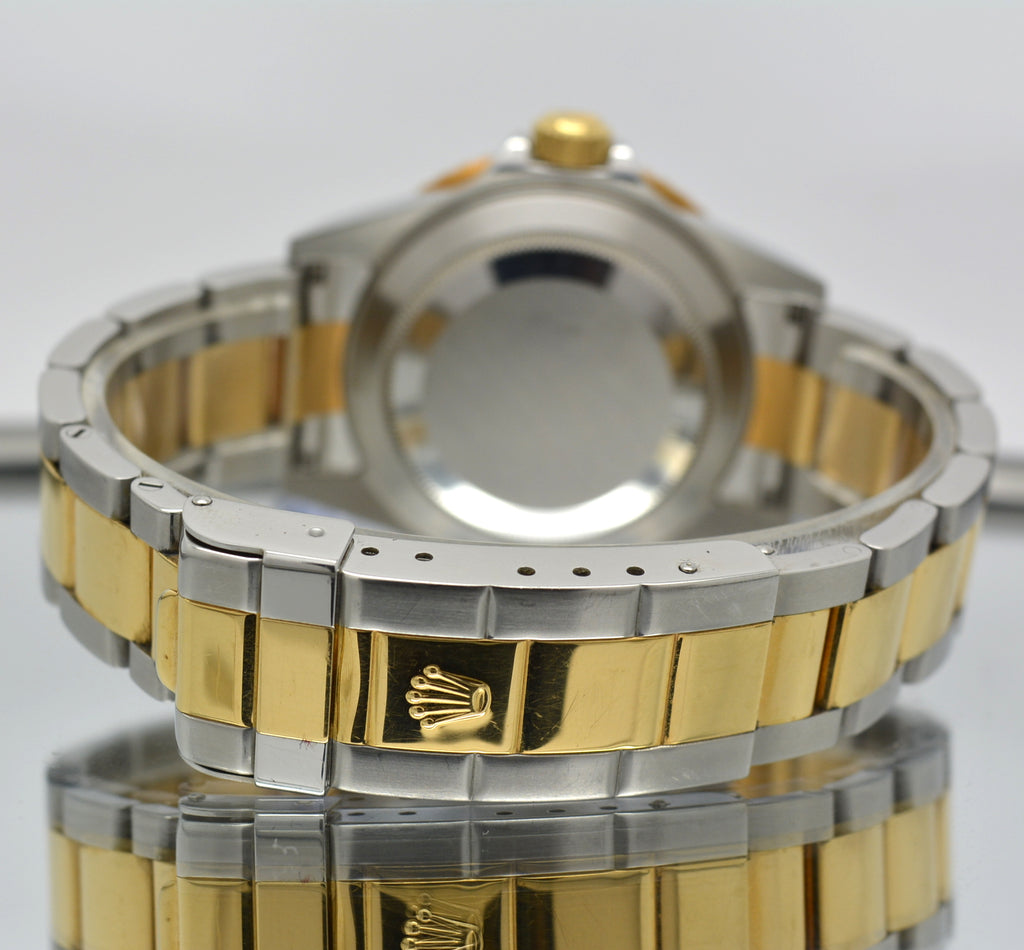 Rolex Submariner 16613 2 Tone blue Full Set box and papers unpolished