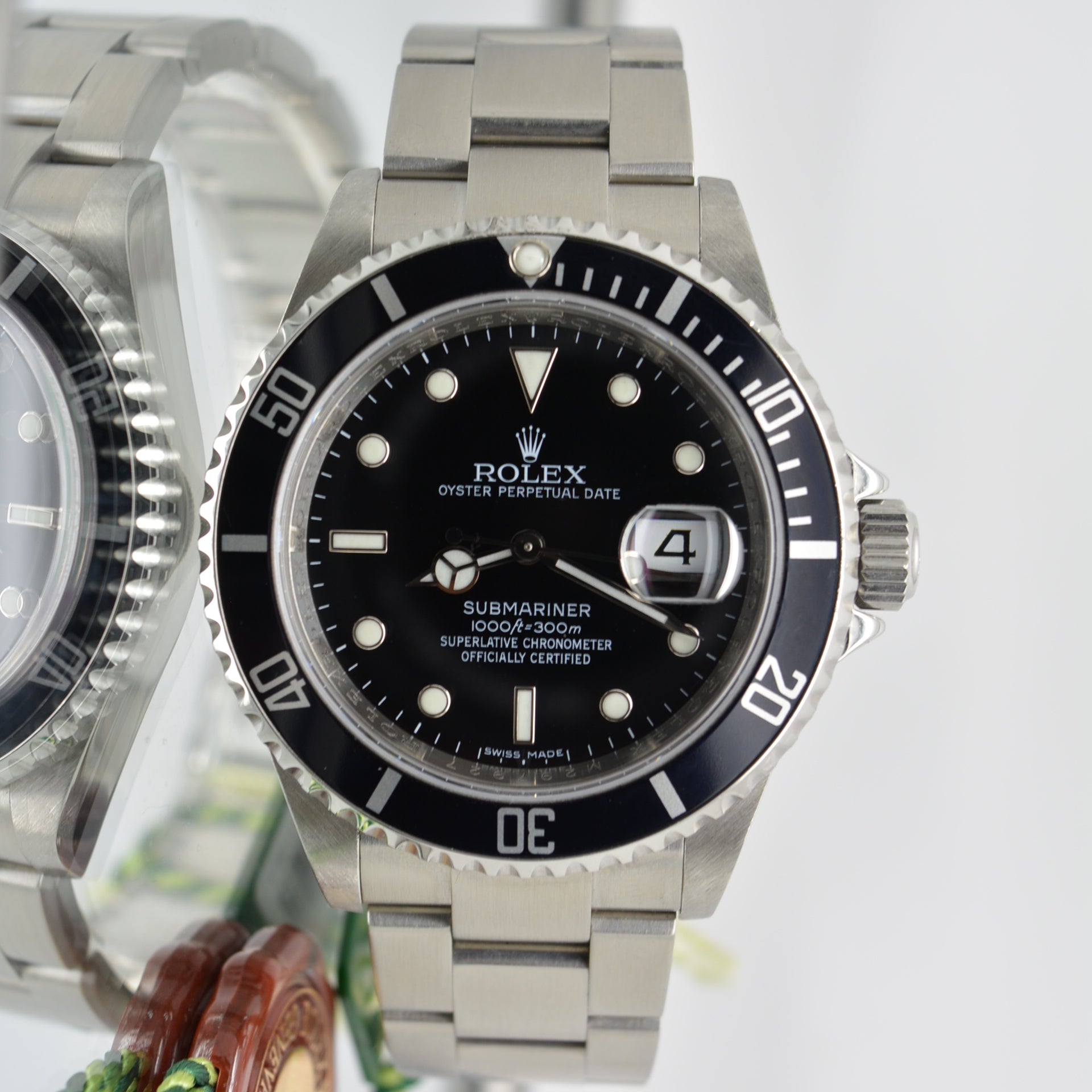 Rolex Submariner 16610 M Serial Full Set Engraving unpolished