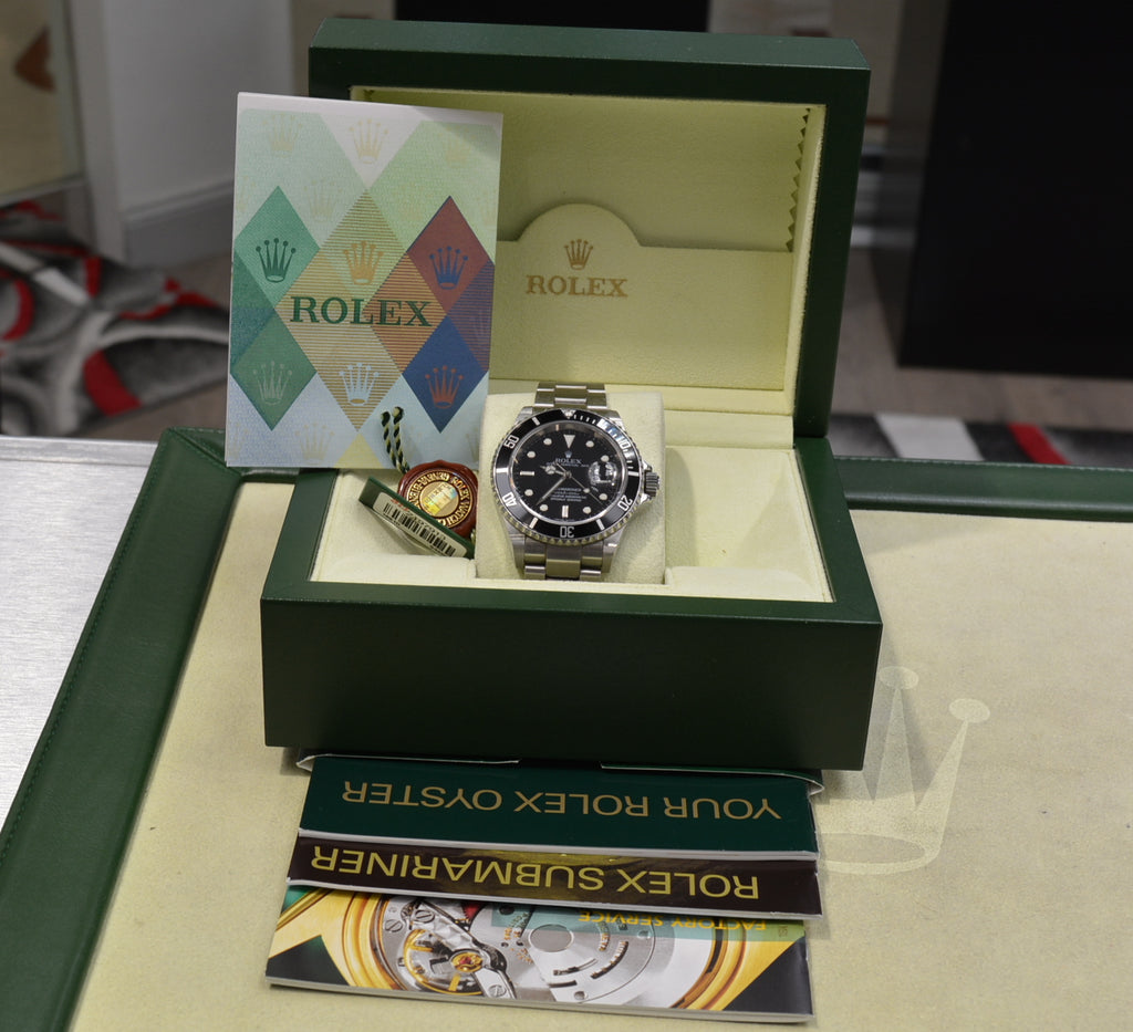 Rolex Submariner 16610 Z Serial Full Set  unpolished