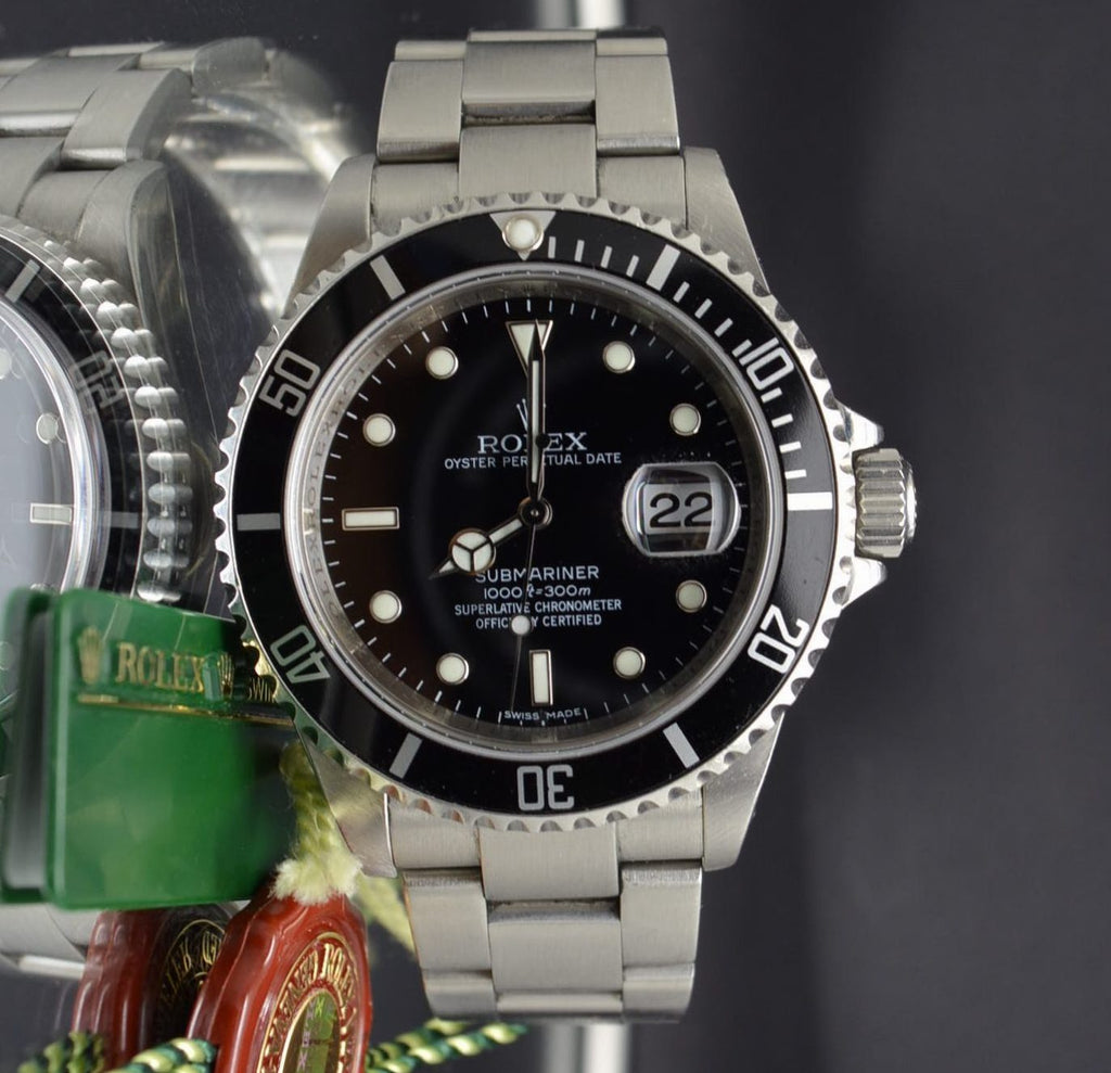 Rolex Submariner 16610 engraved unpolished full set 2008