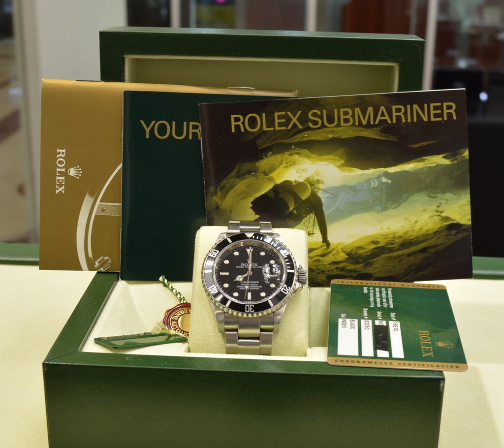 Rolex Submariner 16610 engraved unpolished full set 2008