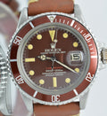 Rolex Red Submariner 1680 Tropical dial and bezel chocolate Brown
