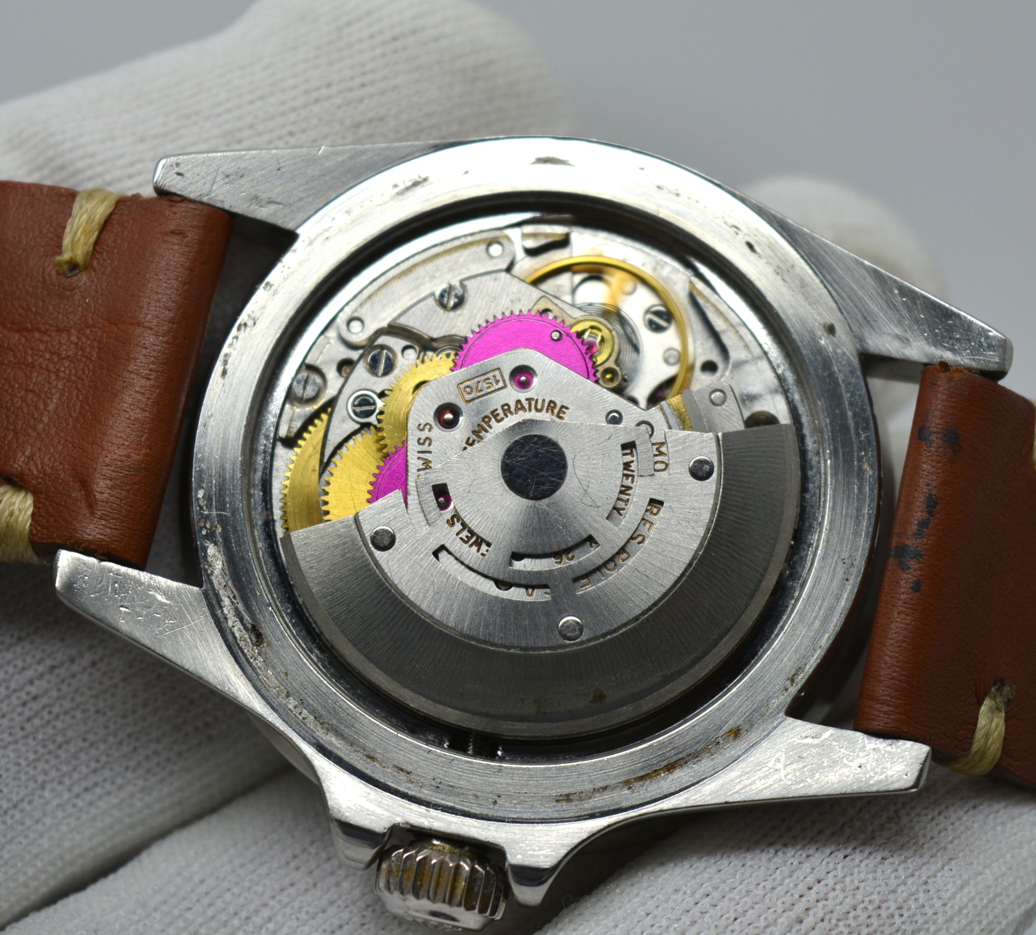 Rolex Red Submariner 1680 Tropical dial and bezel chocolate Brown