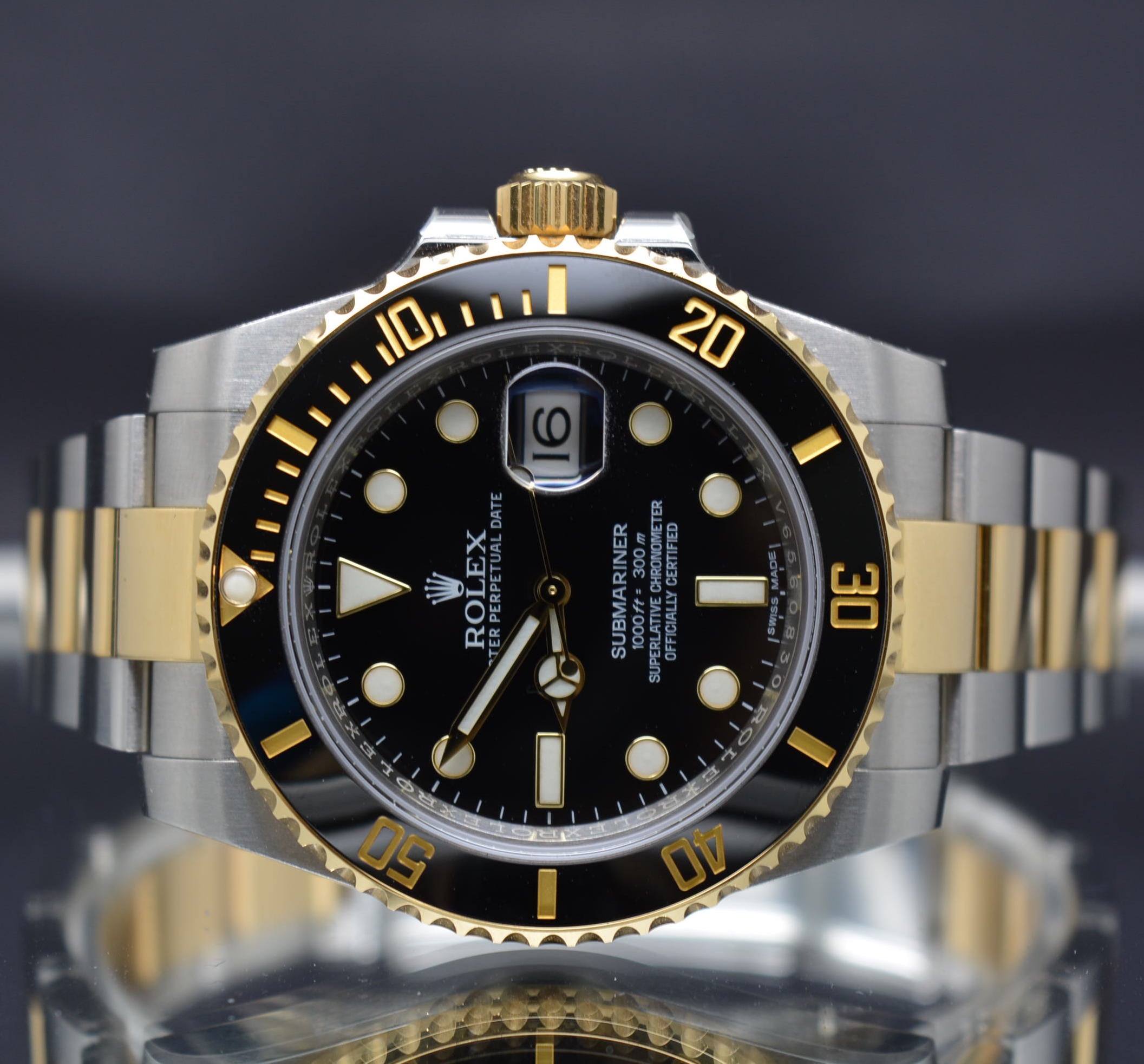 Rolex Submariner 2 tone Ceramic 116613