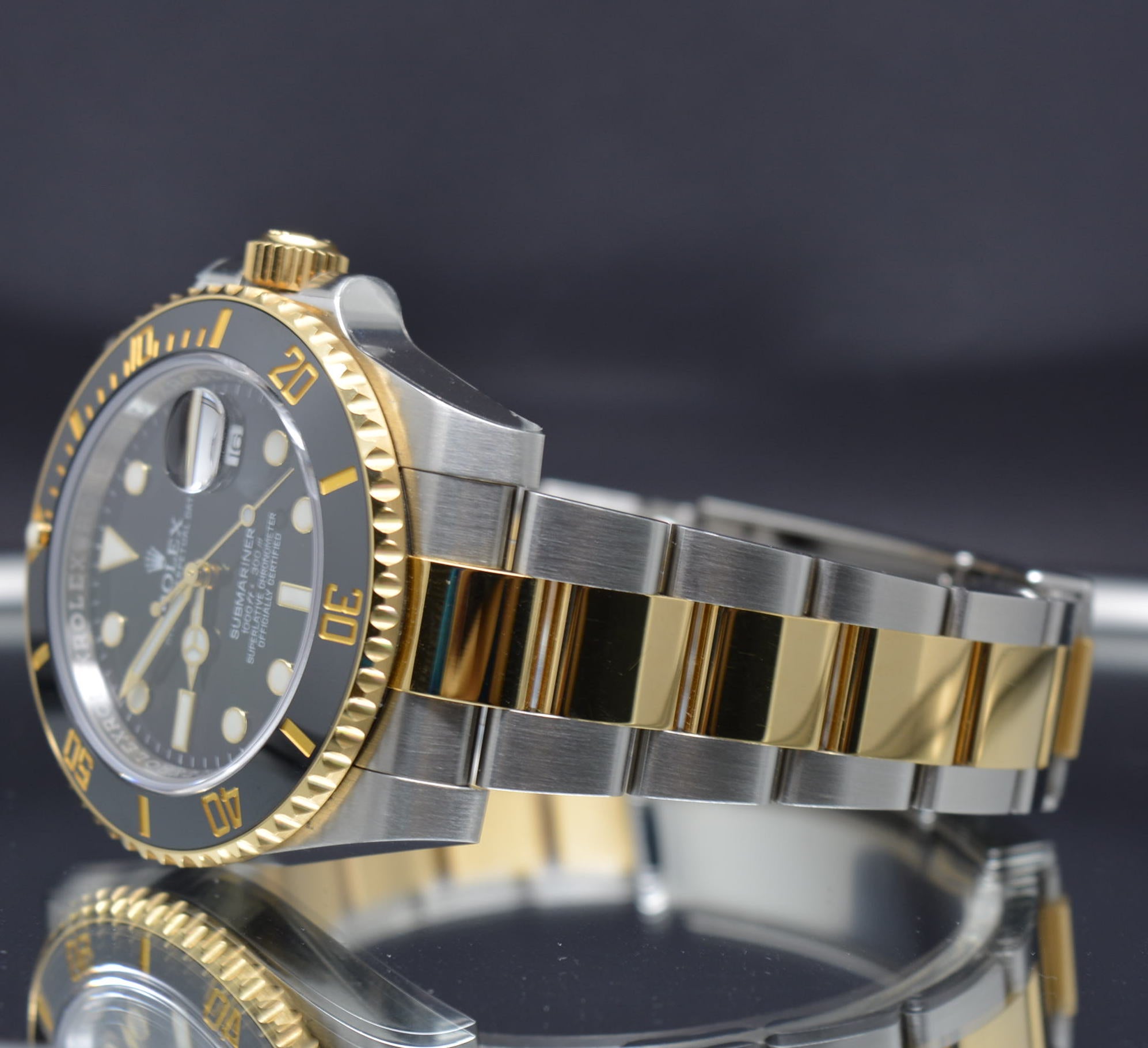 Rolex Submariner 2 tone Ceramic 116613 still with stickers 2016