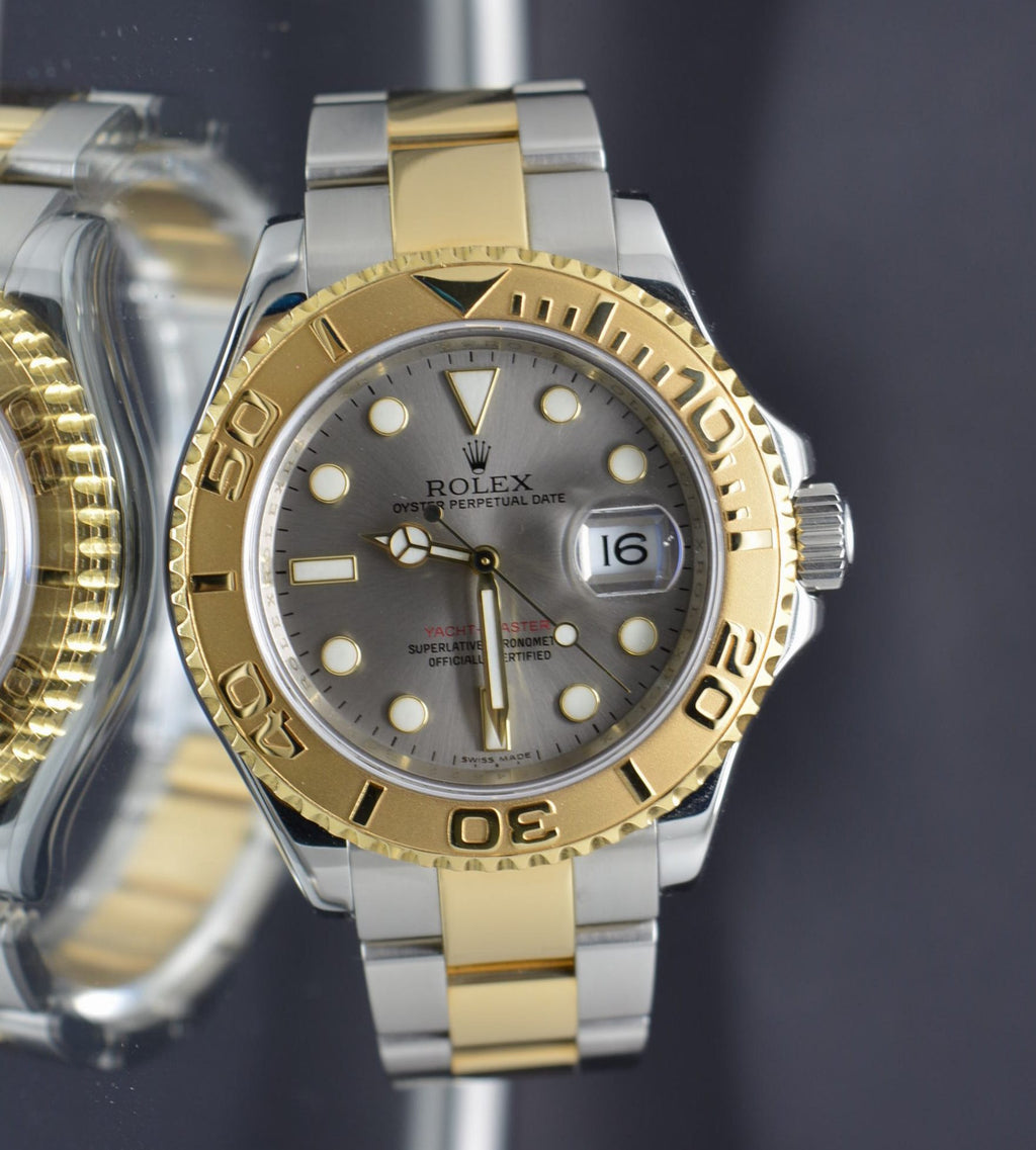 Rolex Yacht-Master 16613 2 tone 40mm engraved bezel