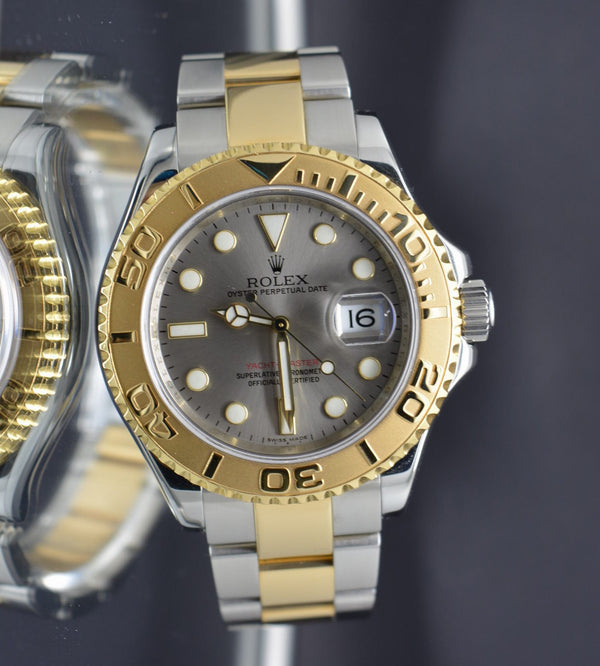 Rolex Yacht-Master 16613 2 tone 40mm engraved bezel