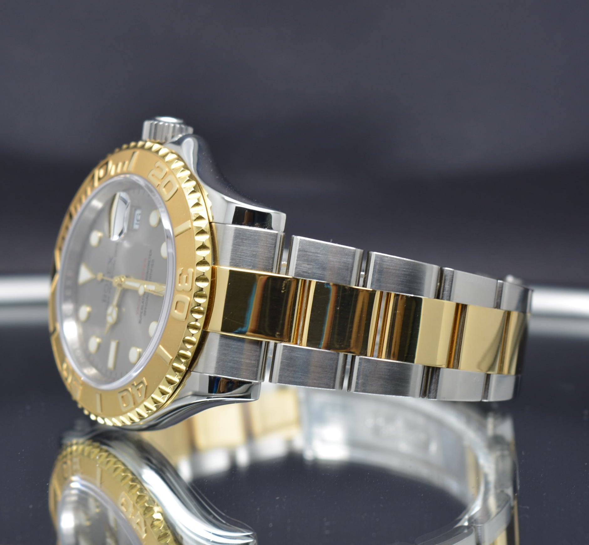 Rolex Yacht-Master 16613 2 tone 40mm engraved bezel