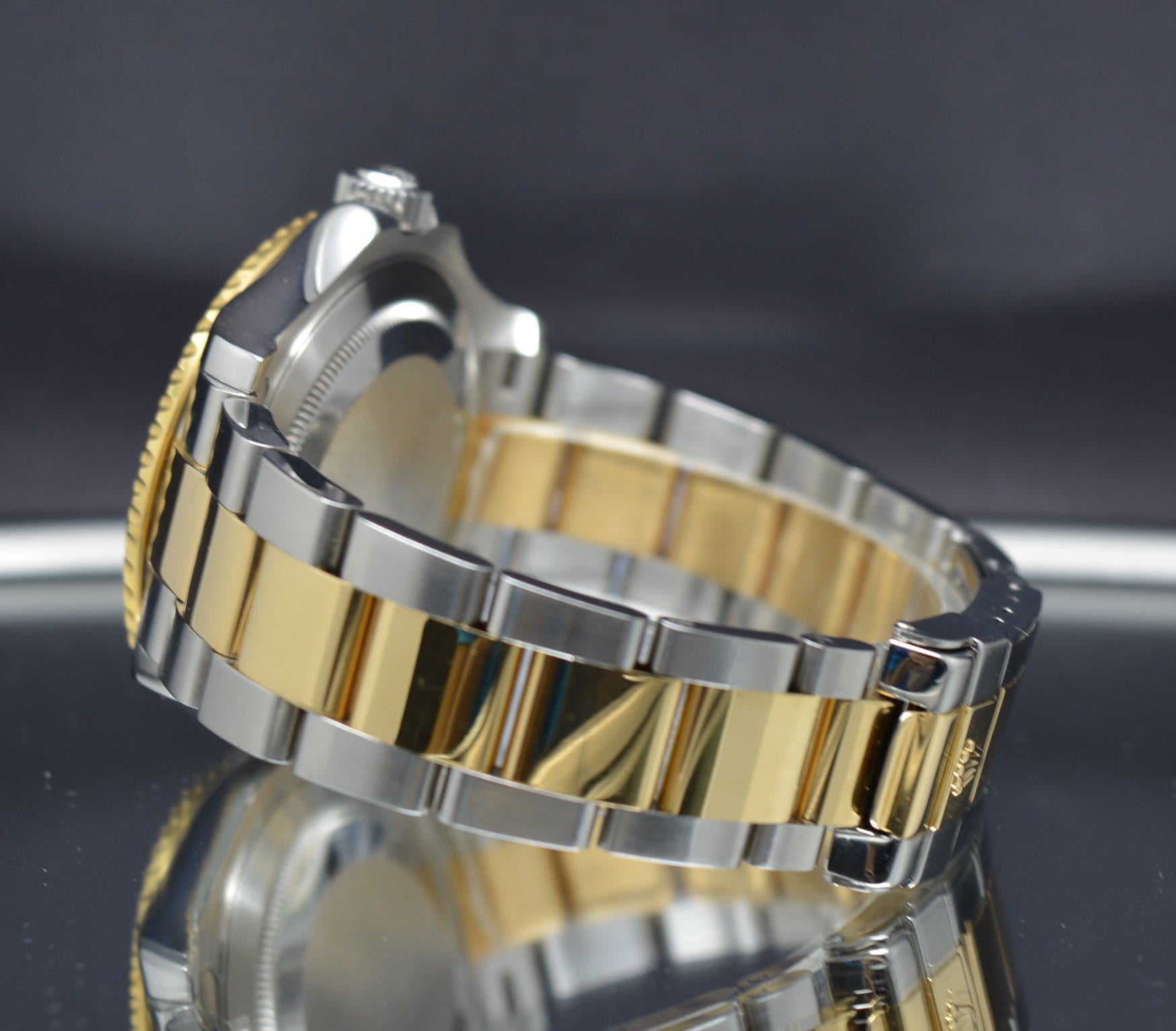 Rolex Yacht-Master 16613 2 tone 40mm engraved bezel