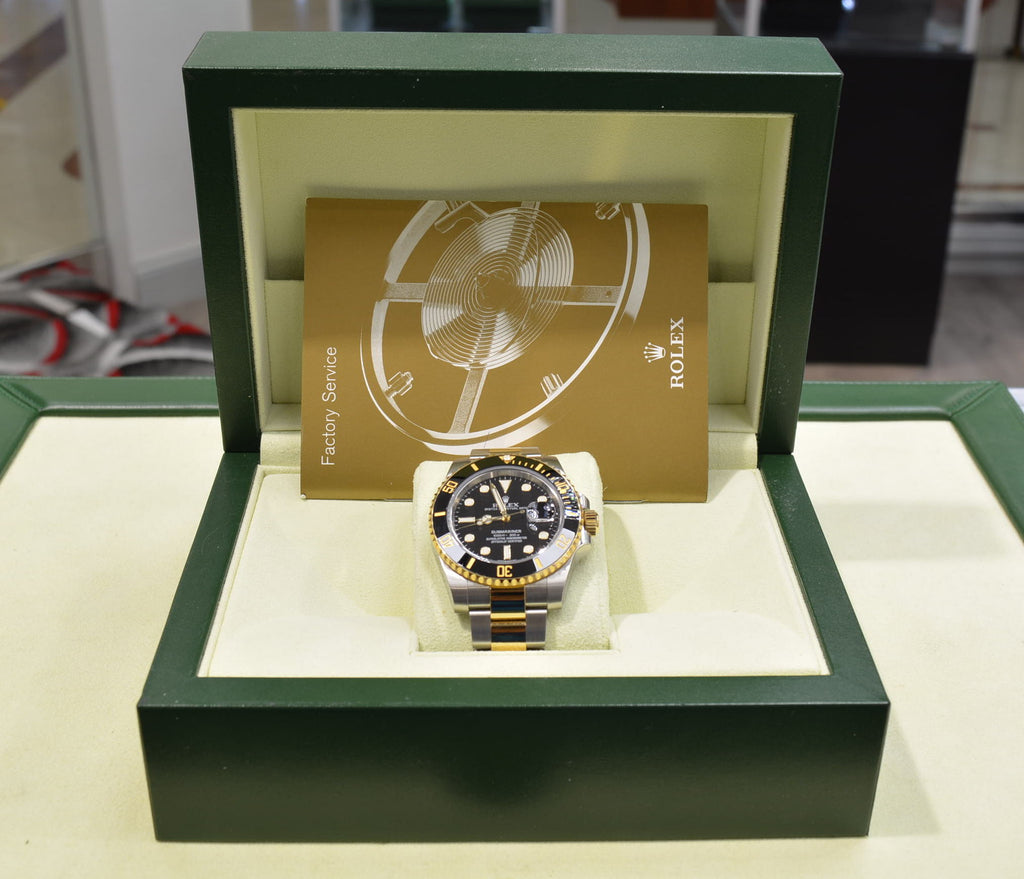 Rolex Submariner 2 tone Ceramic 116613 still with stickers 2016