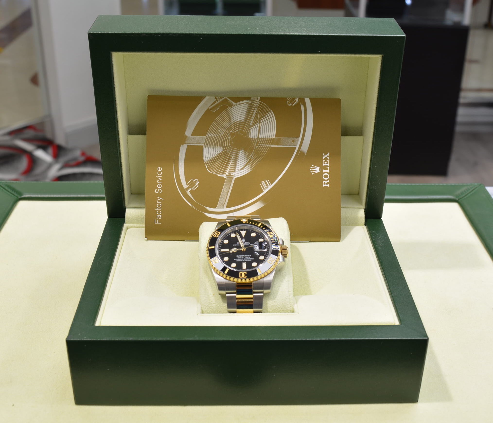 Rolex Submariner 2 tone Ceramic 116613 still with stickers 2016