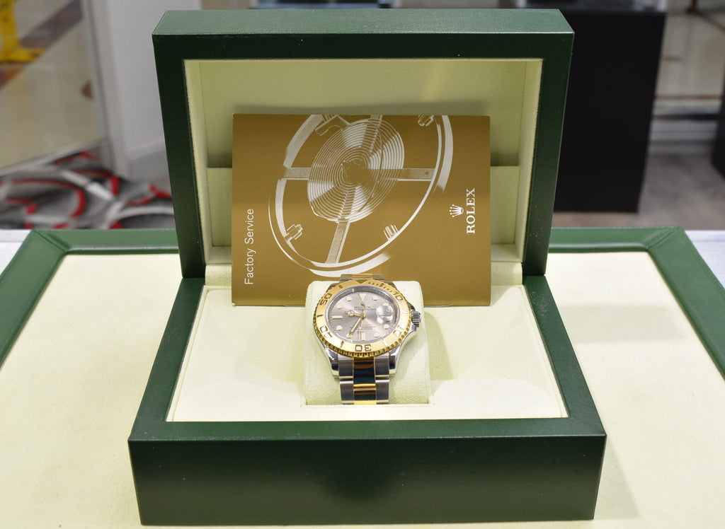 Rolex Yacht-Master 16613 2 tone 40mm engraved bezel