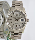 Unworn Rolex 118239 Day Date President White Gold 18k Box and papers NOS