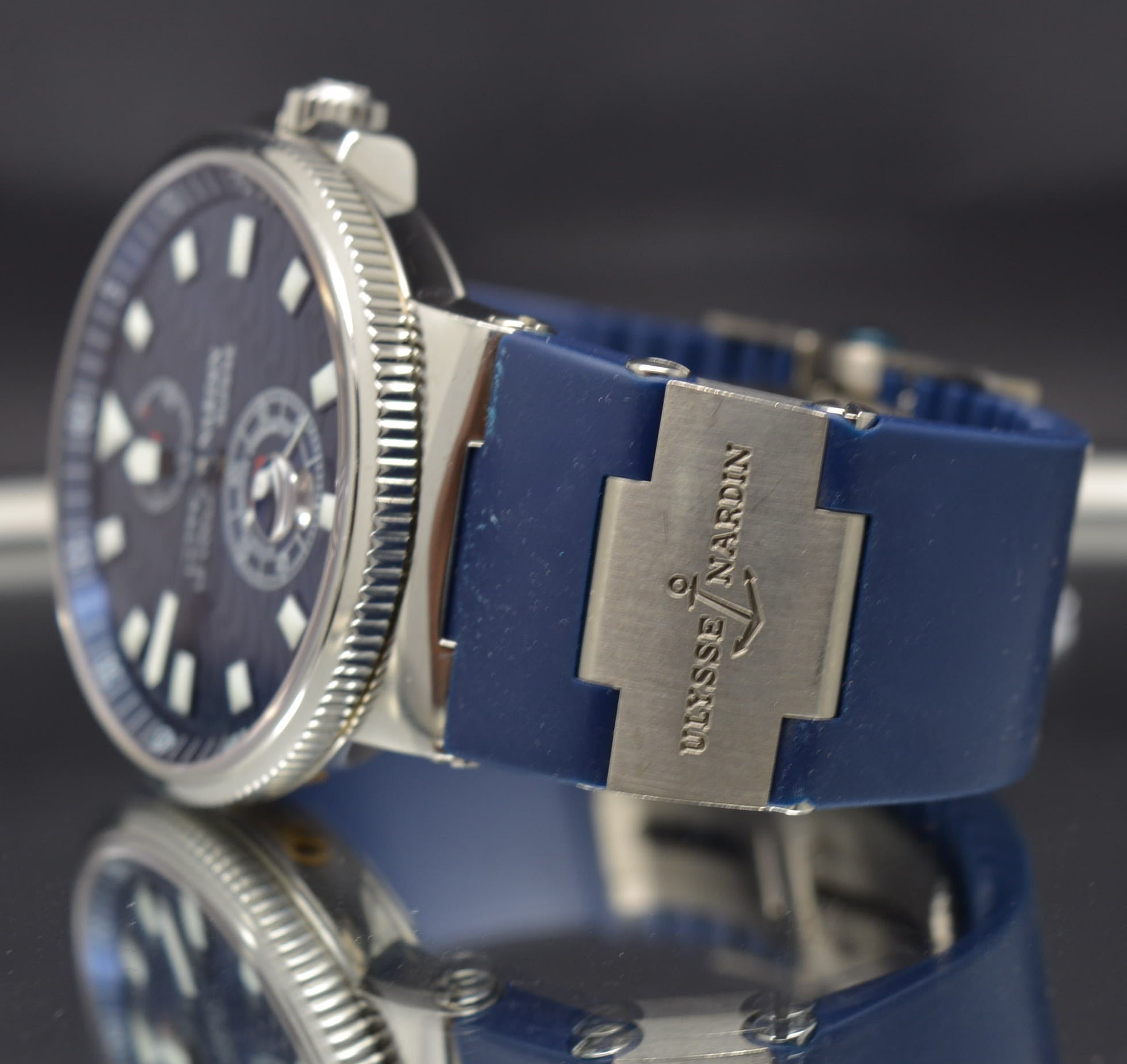 Ulysse Nardin Maxi Marine Chronometer Blue Wave Dial Limited Edition