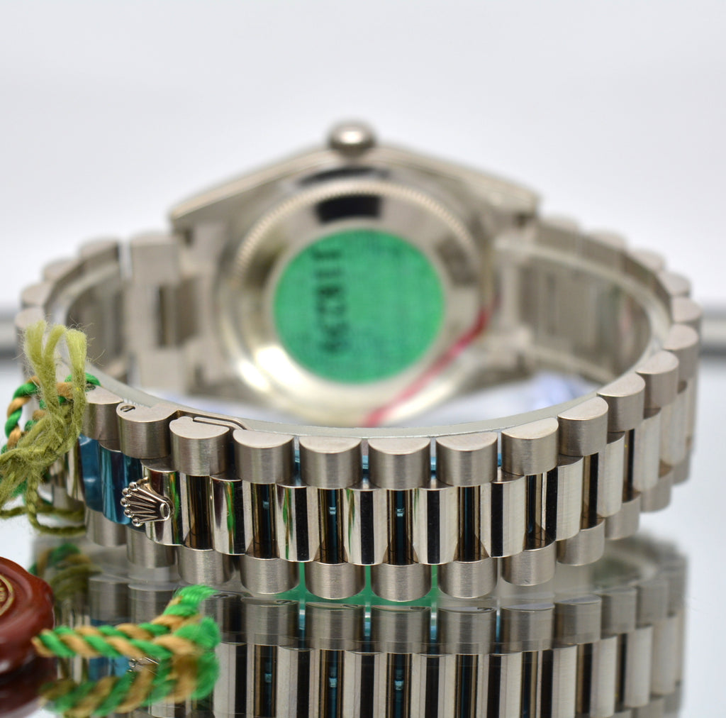 Unworn Rolex 118239 Day Date President White Gold 18k Box and papers NOS
