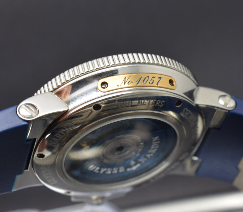 Ulysse Nardin Maxi Marine Chronometer Blue Wave Dial Limited Edition