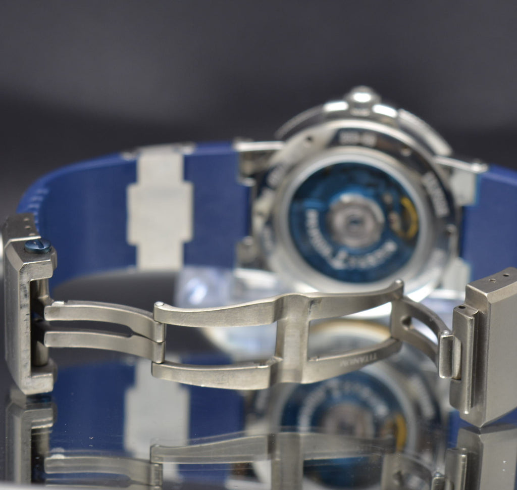Ulysse Nardin Maxi Marine Chronometer Blue Wave Dial Limited Edition