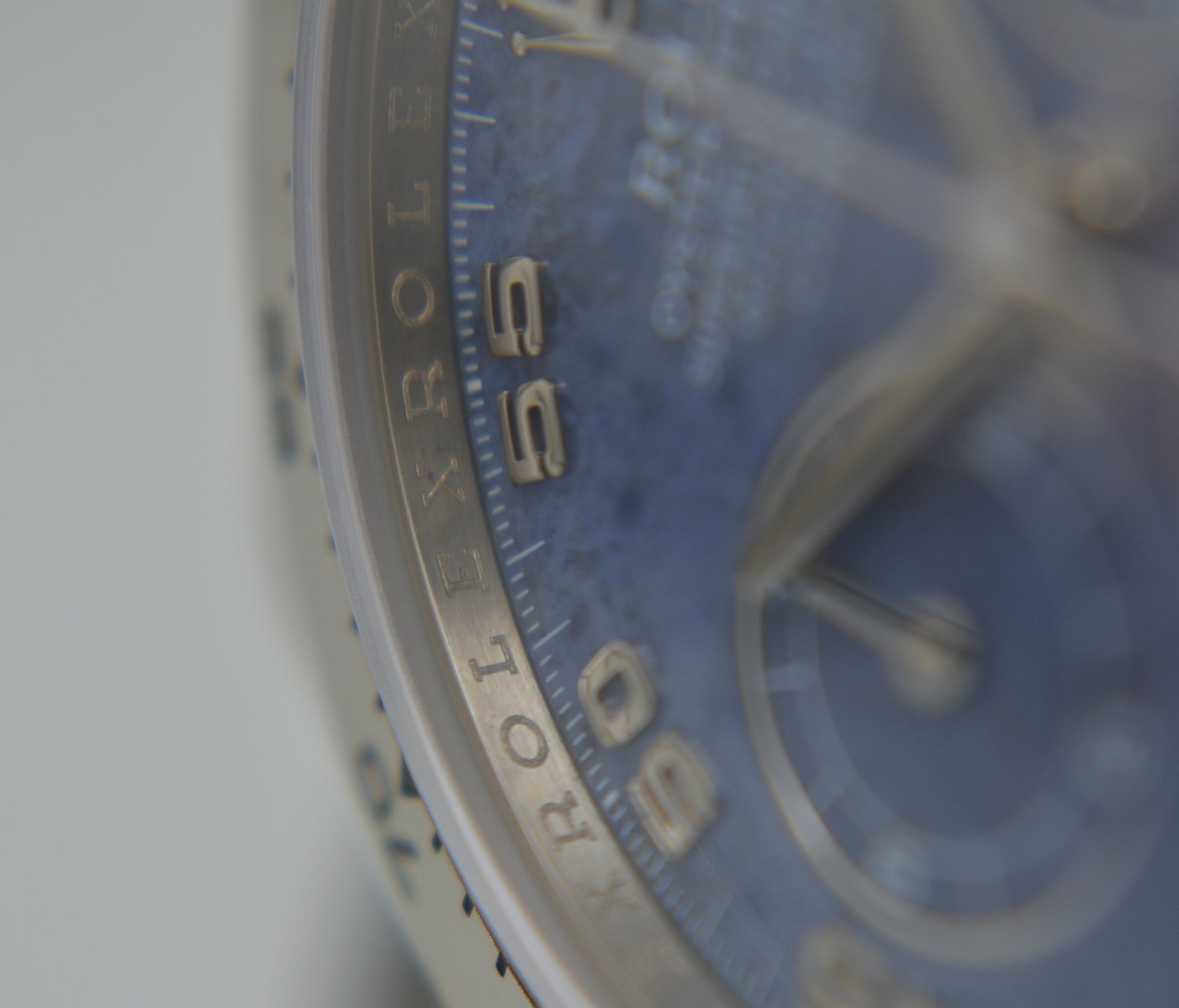 Rolex 116519 Daytona White Gold 18k Box and Card engraving Full Sodalite Dial